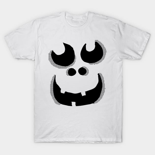 Cute Jackolantern Face T-Shirt by Eric03091978